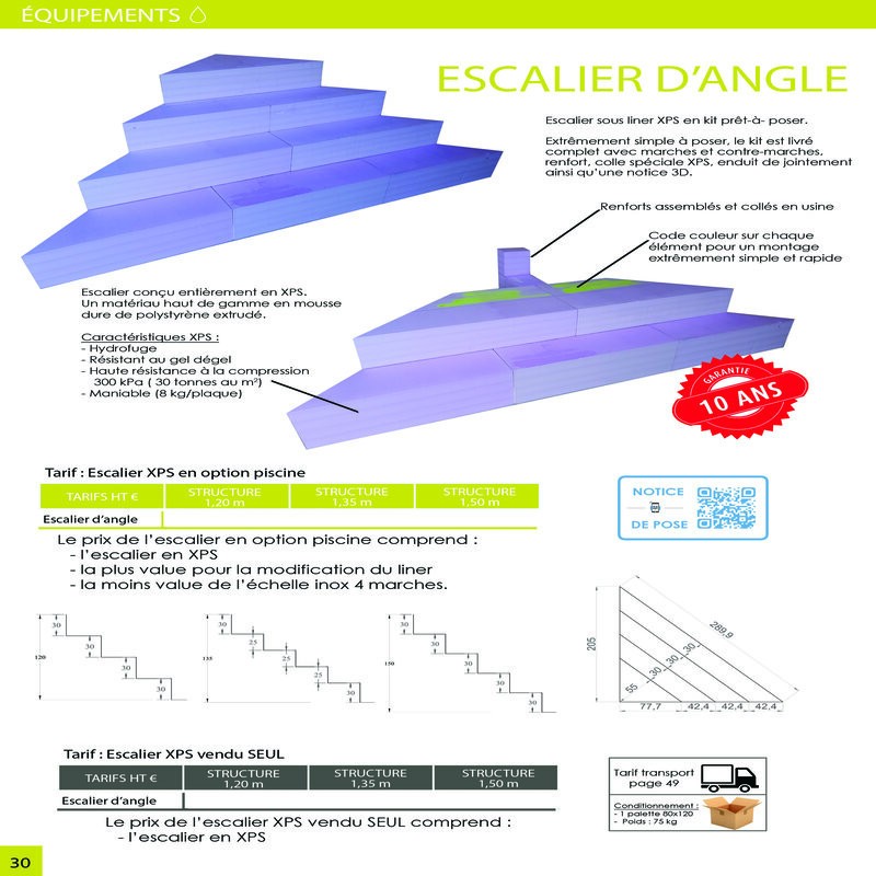 Piscine rectangle BOIS 802x400cm
