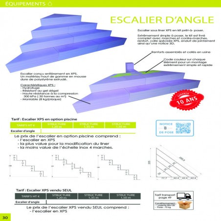 Piscine rectangle BOIS 802x400cm