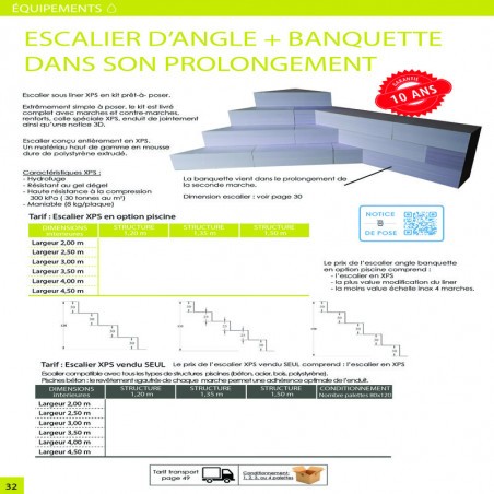 Piscine rectangle BOIS 802x400cm