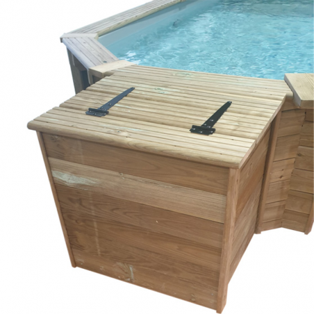 Piscine rectangle BOIS 802x400cm