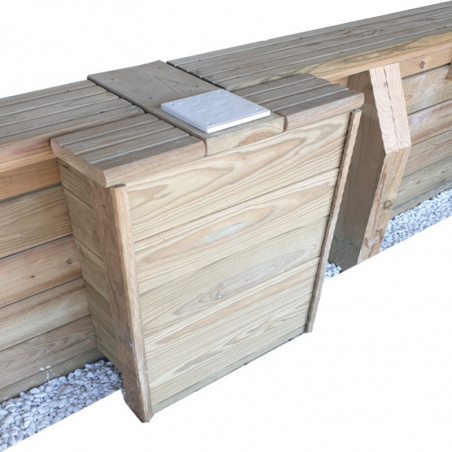 Piscine rectangle BOIS 802x400cm