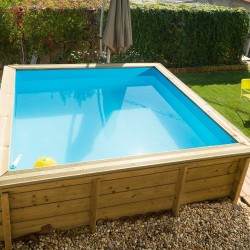 Piscine Bois carrée Tropic Junior 200x200