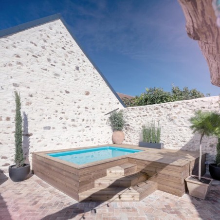 Piscine Bois Rectangle Pool'n Box 500x200cm