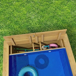 Piscine Bois Rectangle Pool'n Box 500x200cm