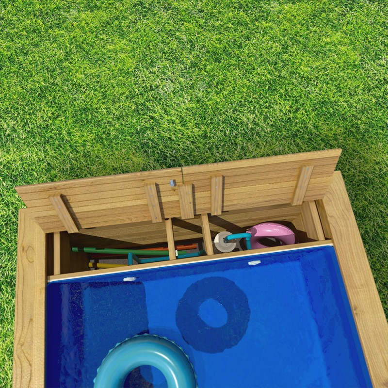 Piscine Bois Rectangle Pool'n Box 500x200cm