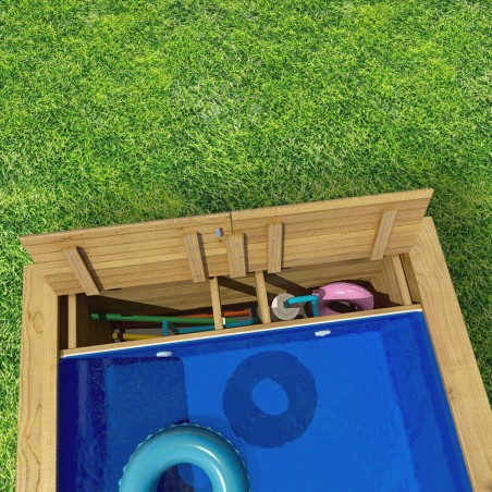 Piscine Bois Rectangle Pool'n Box 500x200cm