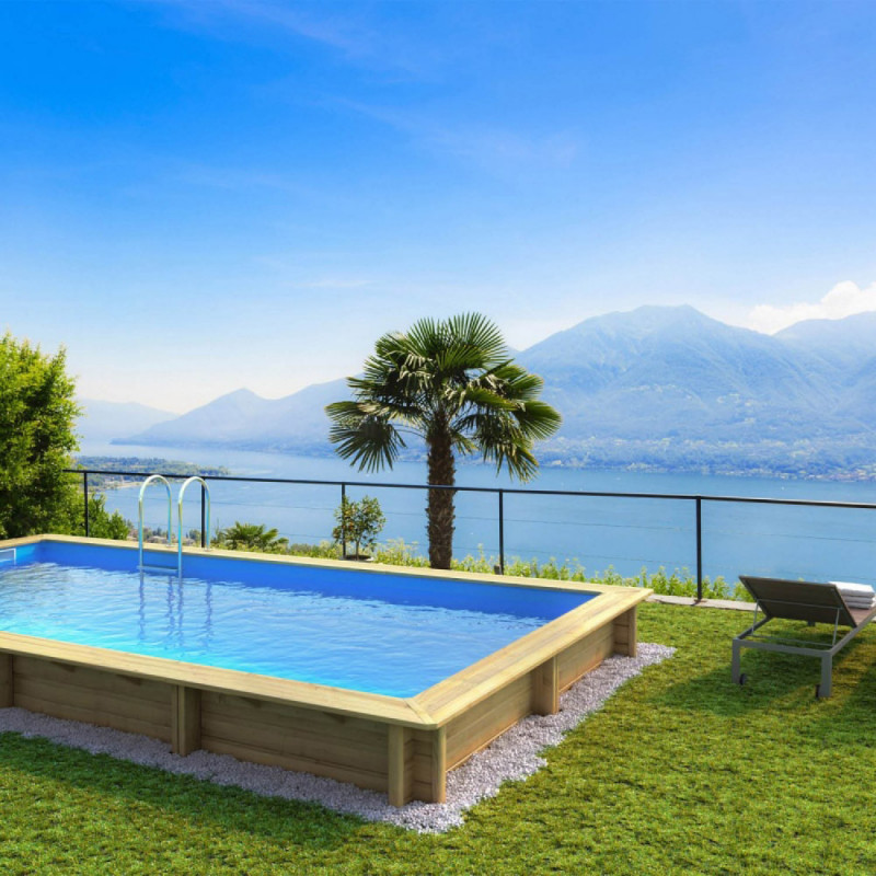 Piscine Bois Rectangle WEVA...