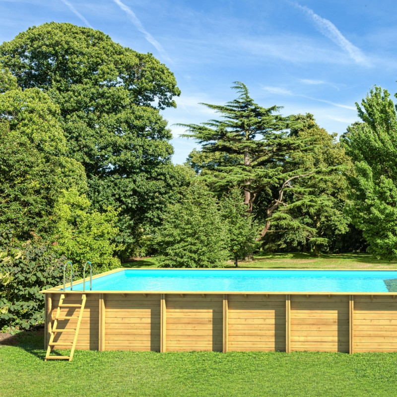 Piscine Bois Rectangle WEVA 600x300cm