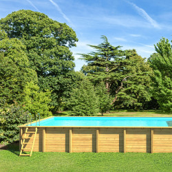 Piscine Bois Rectangle WEVA 800x400cm