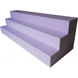 ESCALIER LARGEUR PISCINE DETENTE BOIS/PVC