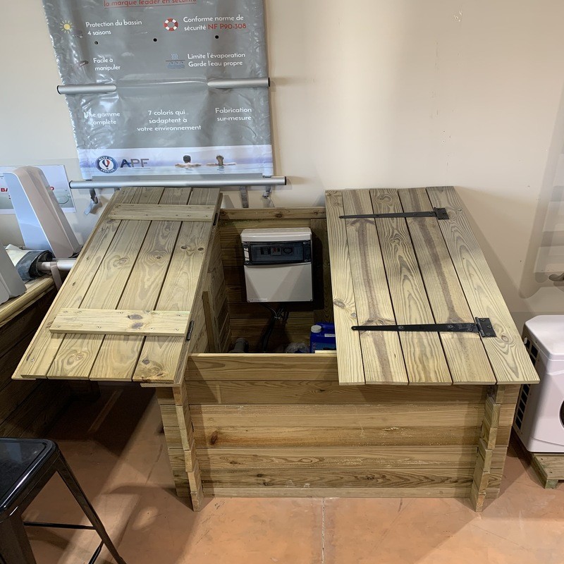 Piscine rectangle BOIS 802x400cm