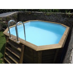 Piscine octo BOIS 300x358cm