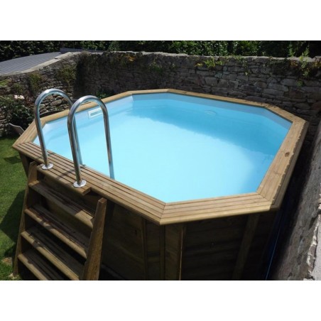 Piscine octo BOIS 300x358cm